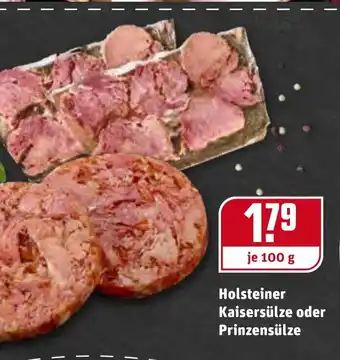 REWE Holsteiner Kaisersülze oder Prinzensülze 100g Angebot