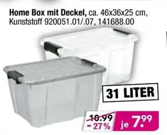 Möbel Boss Home Box mit Deckel Angebot