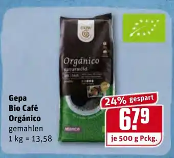 REWE Gepa Bio Café Organico 500 g Angebot