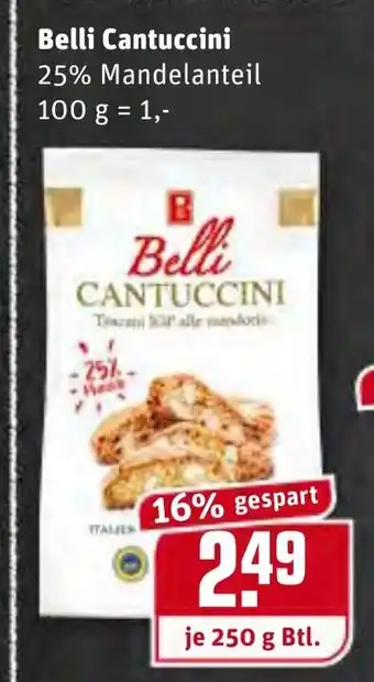 REWE Belli Cantuccini 250g Angebot