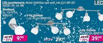 Möbel Boss LED Leuchtenserie oder Wandspot Angebot