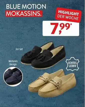 Aldi Süd Blue Motion Mokassins Angebot