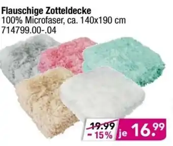 Möbel Boss Flauschige Zotteldecke Angebot