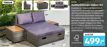 Aldi Süd Outlive Multifunktionales Balkon Set Angebot