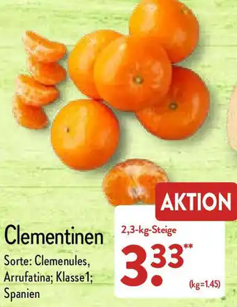 Aldi Nord Clementinen 2,3 kg Angebot