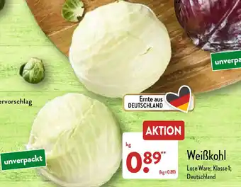 Aldi Nord Weißkohl Angebot