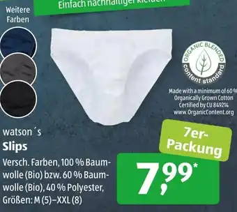 Aldi Süd Watson's Slips Angebot