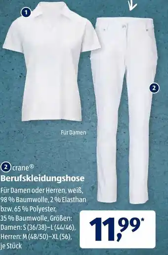 Aldi Süd Crane Berufskleidungshose Angebot