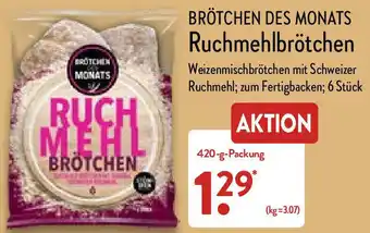 Aldi Nord Brötchen Des Monats Ruchmehlbrötchen 420 g Packung Angebot