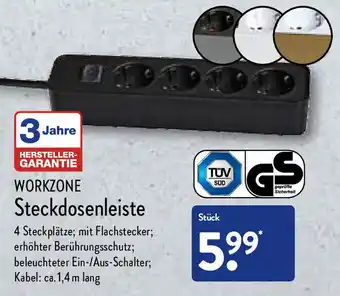 Aldi Nord Workzone Steckdosenleiste Angebot