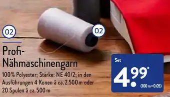 Aldi Nord Profi Nähmaschinengarn Angebot