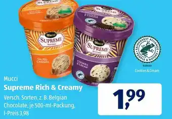 Aldi Süd Mucci Supreme Rich & Creamy 500ml Angebot