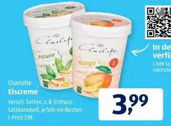 Aldi Süd Charlotte Eiscreme 500ml Becher Angebot