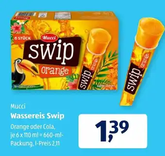 Aldi Süd Mucci Wassereis Swip 660ml Angebot