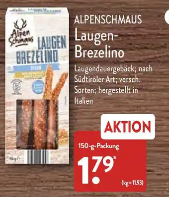 Aldi Nord Alpenschmaus Laugen Brezelino 150 g Packung Angebot