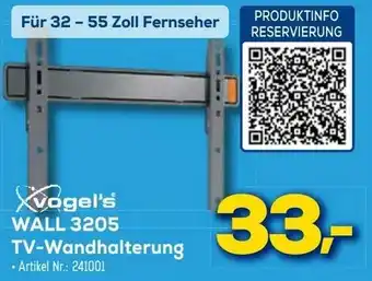 Euronics Berlet Vogel's Wall 3205 TV-Wandhalterung Angebot