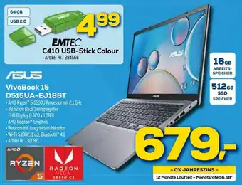 Euronics Berlet Asus VivoBook 15 D515UA-EJ186T Angebot