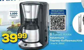 Euronics Berlet Russell Hobbs Adventure Thermo Kaffemaschine Angebot