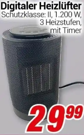 CENTERSHOP Digitaler Heizlüfter Angebot