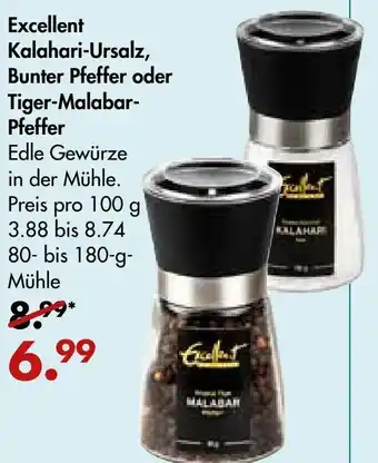 Galeria Markthalle Excellent Kalahari Ursalz Bunter Pfeffer oder Tiger Malabar Pfeffer 100g Angebot