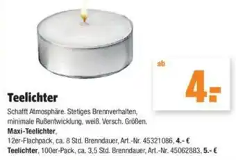 Werkers Welt Teelichter Angebot