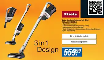 Expert Technomarkt Miele Akku Handstaubsauger mit Stiel Triflex HX2 S0ML0 Angebot