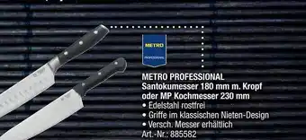 METRO Metro Professional Santokumesser 180 mm m. Kropf oder MP Kochmesser 230 mm Angebot