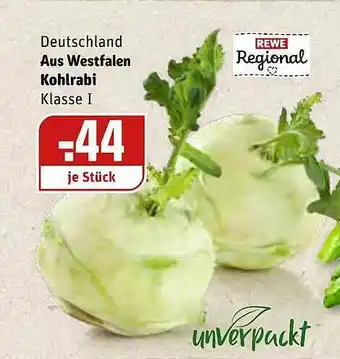 REWE Deutschland Kohlrabi Angebot