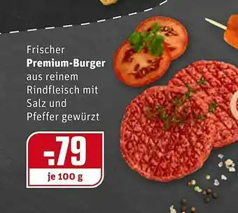 REWE Frischer Premium-burger Angebot