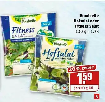 REWE Bonduelle Hofsalat Oder Fitness Salat Angebot