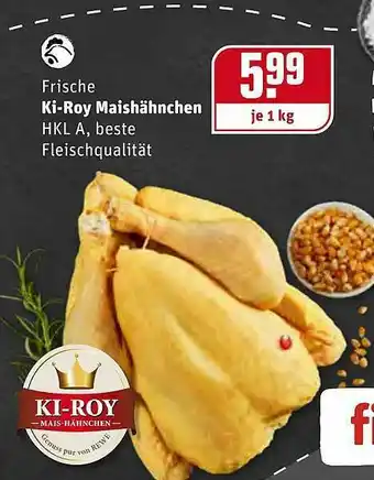 REWE Frische Ki-roy Maishähnchen Angebot