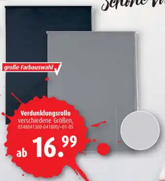 ROLLER Verdunklungsrollo Angebot