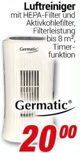 CENTERSHOP Germatic Luftreiniger Angebot