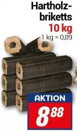 CENTERSHOP Hartholzbriketts 10 kg Angebot