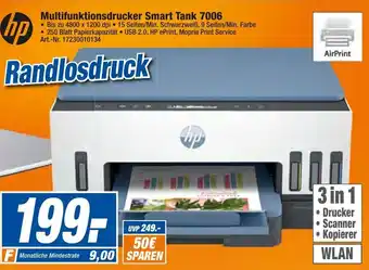 expert Techno Land HP Multifunktionsdrucker Smart Tank 7006 Angebot