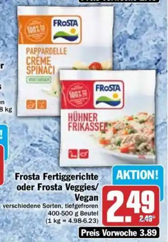 Hit Frosta Fertiggerichte o. Veggies/Vegan 400/500g Angebot