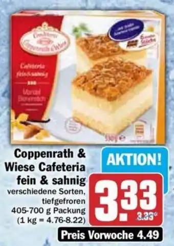 Hit Coppenrath & Wiese Cafeteria fein & sahnig 405/700 g Angebot