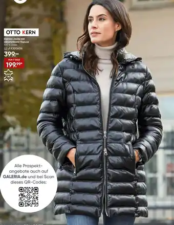 Galeria Otto Kern Damen Jacke mit abnehmbarer Kapuze Angebot