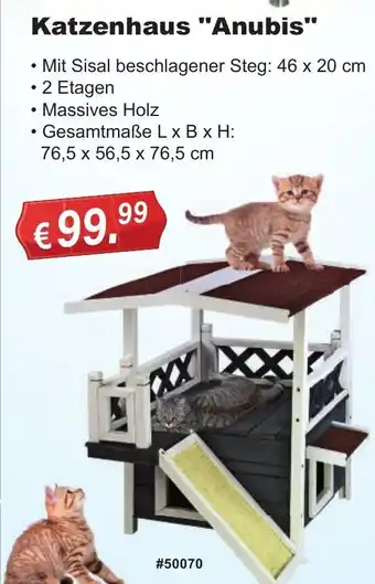 Stabilo Fachmarkt Katzenhaus ''Anubis" Angebot