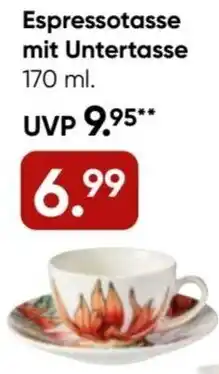 Galeria Maxwell & Williams Espressotasse mit Untertasse 170 ml Angebot