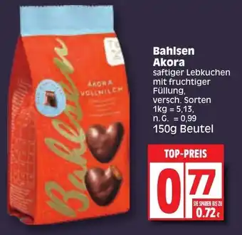 Edeka Bahlsen Akora 150 g Beutel Angebot