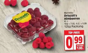 Edeka Driscoll's Himbeeren 125 g Packung Angebot