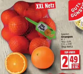 Edeka Orangen 3 kg Netz Angebot