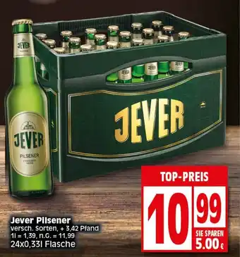 Elli Markt Jever Pilsener 24x0,33L Flasche Angebot