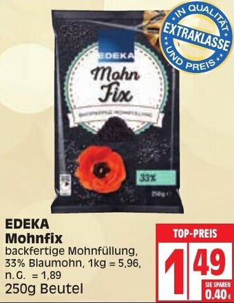 Edeka Edeka Mohnfix 250 g Beutel Angebot