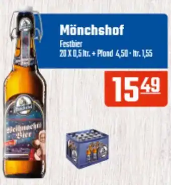 Hörl Getränke Mönchshof Festbier 20x0,5 Ltr. Angebot