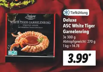 Lidl Deluxe white tiger garnelenring Angebot