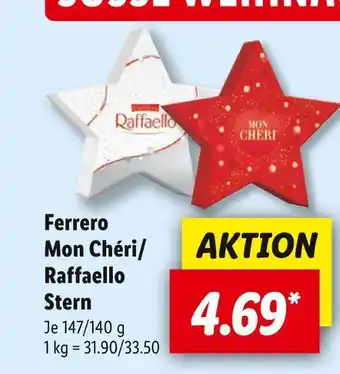 Lidl Ferrero mon chéri/raffaello stern Angebot