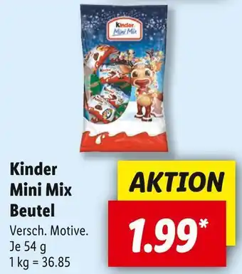 Lidl Kinder mini mix beutel Angebot