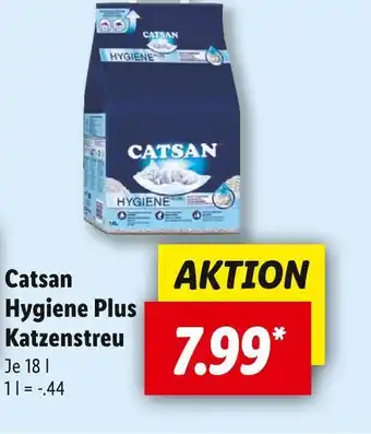 Lidl Catsan hygiene plus katzenstreu Angebot